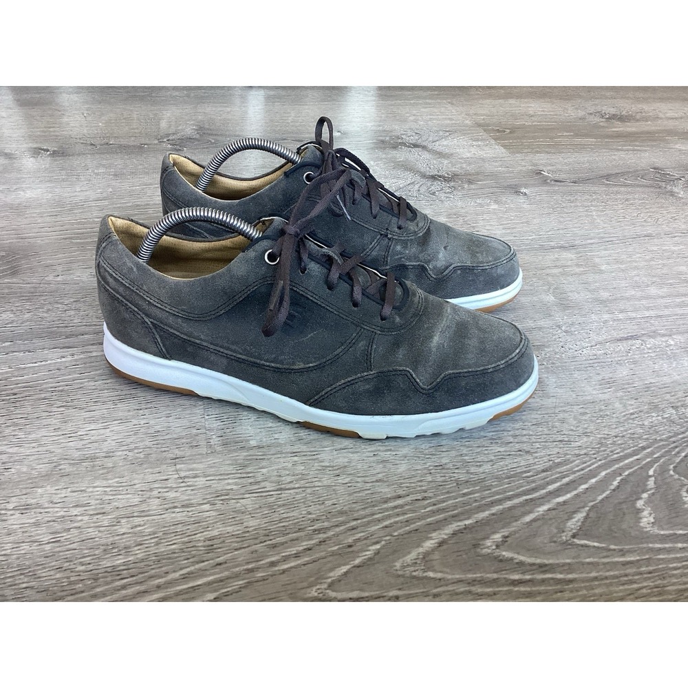 Foot Joy Golf Shoes Mens Size 9.5 M Gray Brown Casual Suede Sneakers 54513